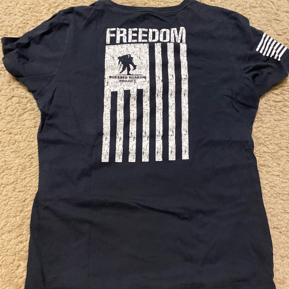 Under Armour Black Freedom Short Sleeve Tshirt
